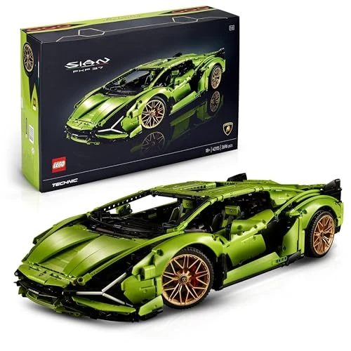 Offerta a tempo: LEGO Technic Lamborghini Sián FKP 37, Kit Modellino di Auto Sportiva per Adulti — 30% da 449,99 € a 314,99 €