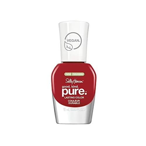 Offerta a tempo: Sally Hansen Smalto Unghie Good Kind Pure, Smalto 100% Vegano, Colore Intenso e Lucentezza Senza Compromessi, 310 Pomegranate Punch - 0.00% da 10.00 € a 10.00 €