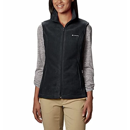 Offerta a tempo: Columbia Benton Springs Vest Gilet Pile, Nero, XXL Donna - 0% da 46.99 € a 46.99 €