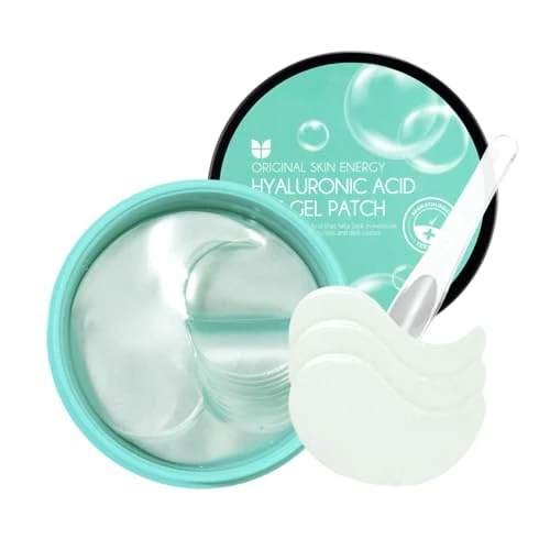 [MIZON] HYALURONIC ACID EYE GEL PATCH (x60) Korean Skincare - Eye treatment for Puffy Eyes - Eye Pads for Dark Circles - Under Eye Bags - Wrinkle Care - Moisturizing - Improves Elasticity
