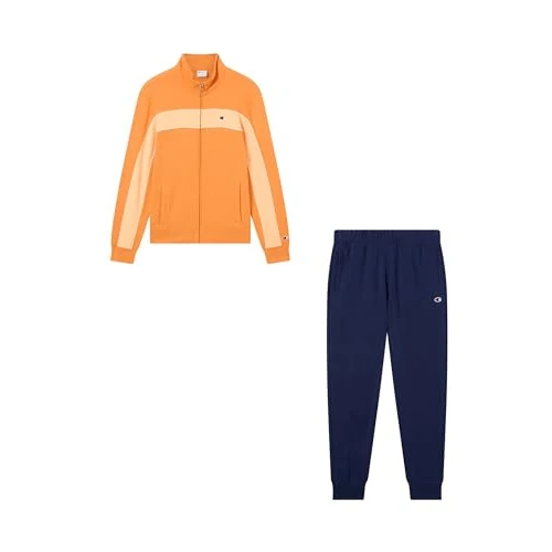 Zeitlich begrenztes Angebot: Champion Men-Sweatsuit Trainingsanzug, Orange (OS068), L, Herren von 79.99 € auf 47.90 € (40% Rabatt)