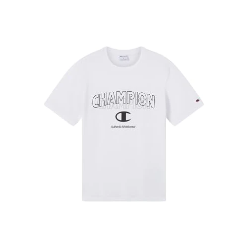 Offerta a tempo: Champion T-Shirt Girocollo da Uomo con Grafica WW001 - 5% da 23.99 € a 22.85 €
