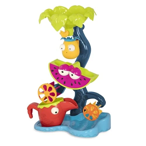 Offerta a tempo: B. toys - Cascata tropicale - Set di giochi con acqua e sabbia - Ruota d'acqua per bambini e ragazzi - Bambini - Giocattolo da spiaggia, piscina, bagno - 18 mesi + - 0.00% da 29.29 € a 29.29 €