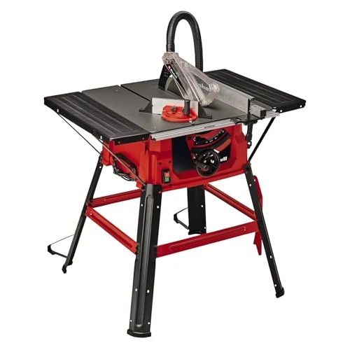 Einhell Tischkreissäge TC-TS 2025/2 U (2.000 Watt, 85 mm Schnitthöhe, Ø 250 mm Sägeblatt, Tischverbreiterung, Winkelanschlag, Parallelanschlag, Sägeblattneigung)