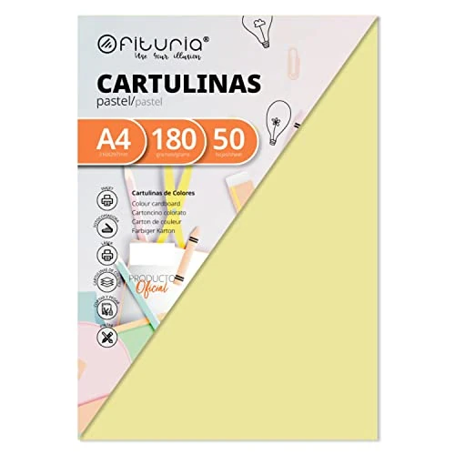 Limited-time offer: Pack of 50 Cream Cardstock Size A4 180g from 10.61 GBP to 10.61 GBP (save 0%)