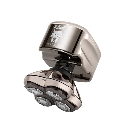 Offerta a tempo: Skull Shaver Pitbull Platinum Pro – rasoio elettrico per testa e viso – senza fili, ricaricabile, uso su pelle bagnata o asciutta, manico ergonomico – con supporto risciacquo e custodia da viaggio - 0.00% da 219.99 € a 219.99 €