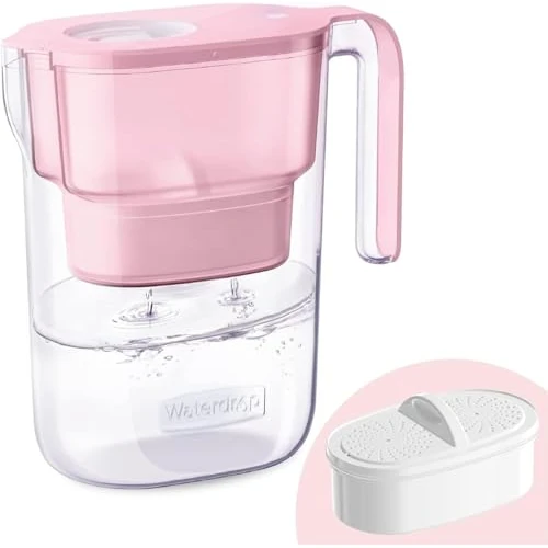 Oferta limitada: Waterdrop Elfin NSF Certificado Jarra con Filtro de Agua para Refrigerador de 2.5L con 1×90 Días, Reduce el Flúor, el Cloro y Más, sin BPA, Rosado (Filtro de Repuesto: WD-PF-01A Plus) de 21.99 € a 19.99 € (ahorro 9%)