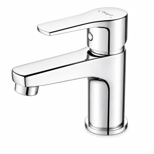 Limited-time offer: IBERGRIF Chrome Brass Basin Mixer Tap, Compact 65 mm Spout Height from 29.29 £ to 29.29 £ (save 0.00%)