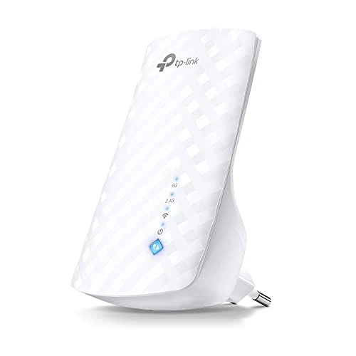 TP-Link RE190 AC750 - Amplificador Señal WiFi, 433Mbps en 5GHz 300Mbps en 2.4GHz con EU Enchufe, WPS, Indicador LED de Señal, Antenas Internas, Blanco
