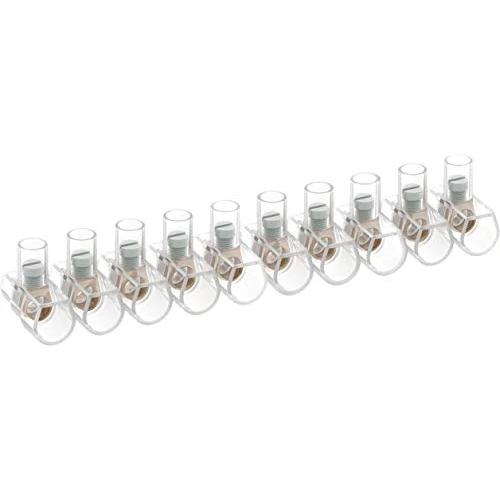 Offerta a tempo: Arnocanali - 100 Morsetti unipolari in stecche da 10 poli , 6 mmq — 7% da 19,91 € a 18,44 €