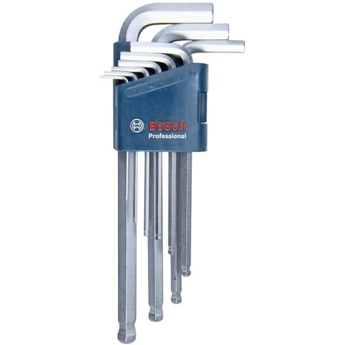 Oferta limitowana: Bosch Professional: 9-częściowy zestaw kluczy kątowych sześciokątnych HEX (1,5 – 10,0 mm) z 64.70 zł na 64.70 zł (oszczędź 0.00%)