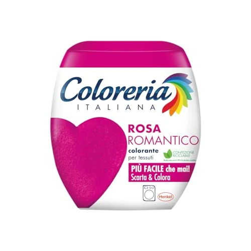 Offerta a tempo: Coloreria Italiana Grey Colorante Tessuti E Vestiti In Lavatrice, Rosa Romantico, 1 Confezione - 37% da 7.59 € a 4.79 €