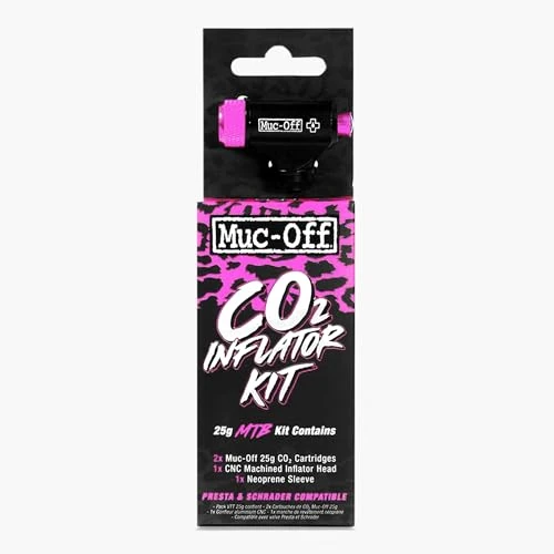 Limitiertes Angebot: Muc-Off CO2 Pumpe Inflator Kit Schwarz von 29.99 EUR auf 20.99 EUR (Spare 30%)
