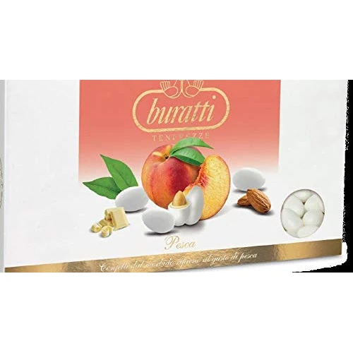 Offerta a tempo: Buratti Confetti Tenerezza Gusto Pesca - 0.50 kg - 27% da 15.21 € a 11.13 €