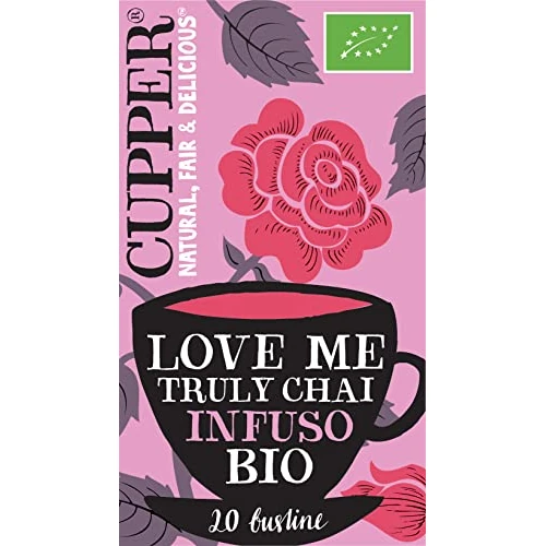 Cupper Infusión Love Me Truly, 20 Bolsitas (Bio)
