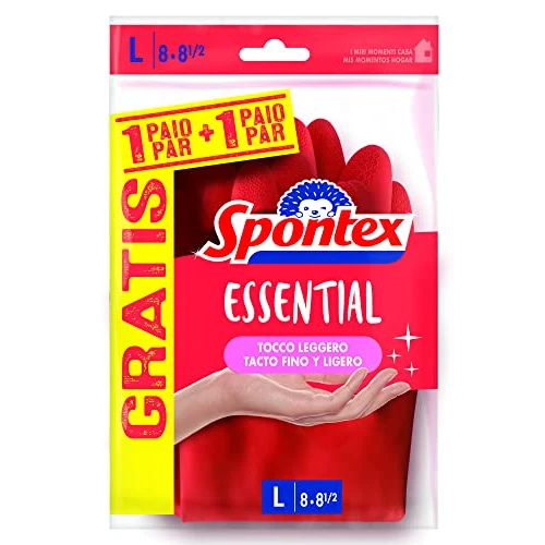 Spontex Guante Essential 1+1 Talla L
