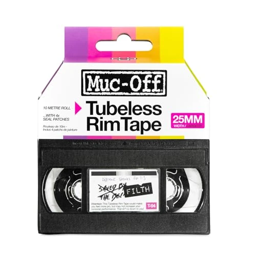 Offre limitée : Muc-Off Fond de Jante Vélo Tubeless - 25 mm - Fond de Jante Adhésif Sensible à la Pression - Pour Installation de Pneus de Vélo Tubeless - Rouleau de 10 Mètres - 4 Patchs d'Étanchéité Inclus de 22.99 € à 15.49 € (33% de remise)