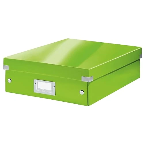 Offerta a tempo: Leitz Click & Store WOW Scatola Organizer Media, per Archivio e Organizzazione di Cavi e Cancelleria, Adatta a Casa e Ufficio, Verde, 60580054 - 0.00% da 20.72 € a 20.72 €