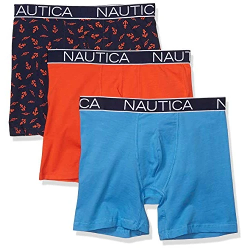 Limited offer: Nautica mens 3-pack Classic Underwear Cotton Stretch Boxer Brief from 19.99 EUR to 19.99 EUR (save 0%)