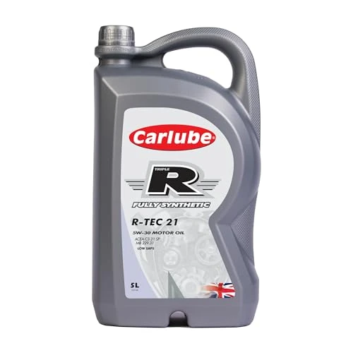 Carlube Triple R 5W-30 Vollsynthetisches Motoröl R-TEC 21, 5 L