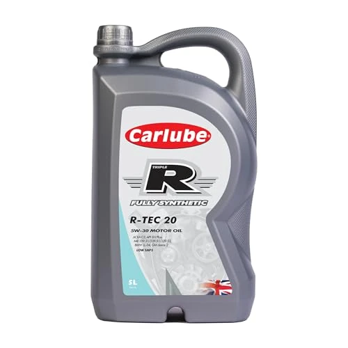 Offerta a tempo: Carlube Triple R 5W-30 ACEA C2/C3, API SP Olio Motore Completamente Sintetico R-TEC 20 5L - 0.0% da 16.93 € a 16.93 €