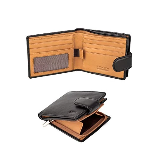 Offerta a tempo: Lavalen Portafoglio Uomo Pelle Vera RFID con Portamonete Grande Wallet - 0.00% da 37.99 € a 37.99 €