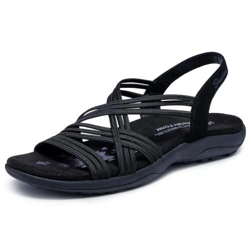 Oferta limitada: Skechers 163023 Mujer Sandalia, Black, 26.5 EU de 47.95 € a 47.95 € (ahorro 0.00%)