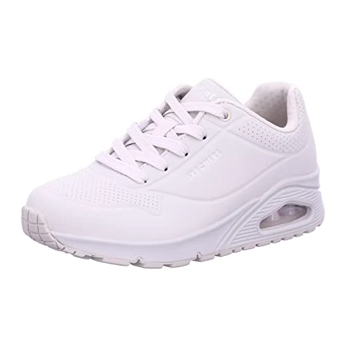 Skechers Uno Stand On Air dames Sneaker Low top, Off White Durabuck, 35.5 EU