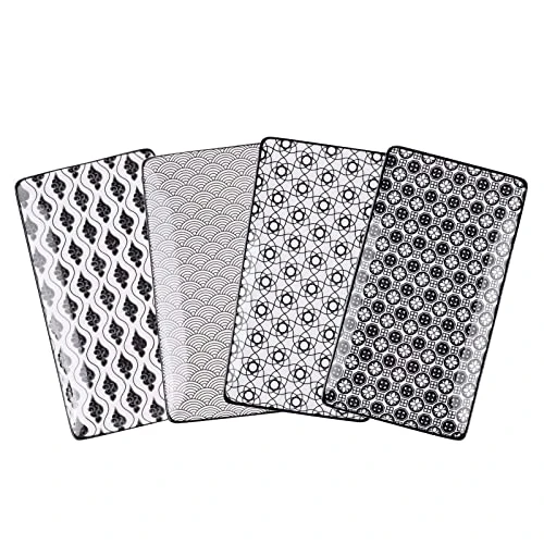 Oferta limitada: vancasso serie Haruka Vajillas de Porcelana 4 Piezas Platos Rectángulo Platos Llanos Japonés Platos para Sushi, Postre de 49.99 EUR a 49.99 EUR (ahorro 0%)