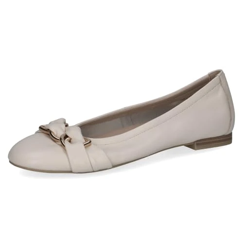 Offerta a tempo: CAPRICE Ballerine da donna in pelle, giallo (VANILLA SOFTN.), 37 EU - 67% da 69.95 € a 23.27 €
