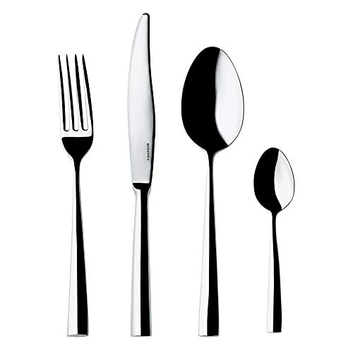 Limited offer: Guzzini - Icons, My Table 24-Piece Cutlery Set - Steel/Silver, 40 x 30 x h 4,5 cm - 17690063 from 91.45 EUR to 91.45 EUR (save 0%)