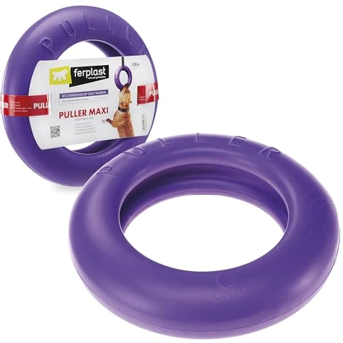 Offre limitée : Ferplast Jouet Chien, Anneau Entrainement Chien à Mâcher, Course, Saut, Tir, Matériau Robuste Non Toxique, Flottant, PULLER MAXI, Jouets pour Chiens Grands, 1 Anneau de Fitness de 35.99 € à 35.99 € (0.00% de remise)