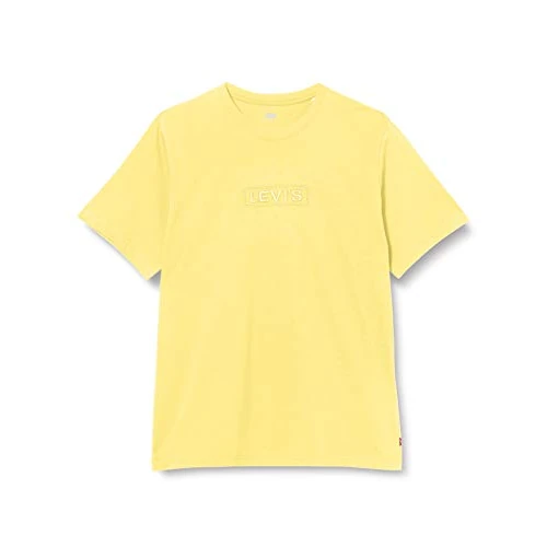 Levi's Ss Relaxed Fit Tee T-Shirt heren, Reflective Dusky Citron, L