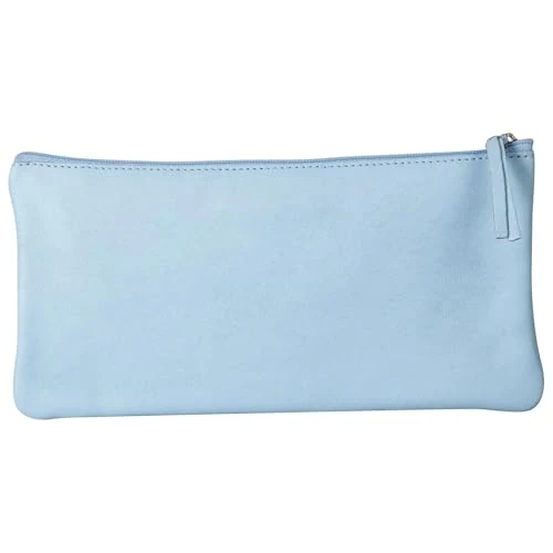 Tijdelijke aanbieding: Clairefontaine 410165C - Platte Schooletui 22x11cm, Hemelsblauw Lamsleer van 12.63 € naar 12.63 € (0.00% korting)
