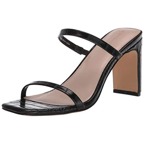 Offerta a tempo: The Drop Avery-Sandali con Tacco Alto a Due Cinturini Heeled-Sandals da Donna — 10% da 47,90 € a 43,11 €