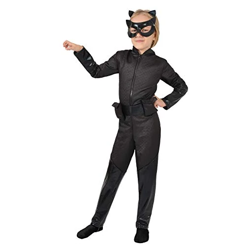Ciao- Catwoman costume travestimento bambina originale DC Comics (Taglia 3-4 anni)