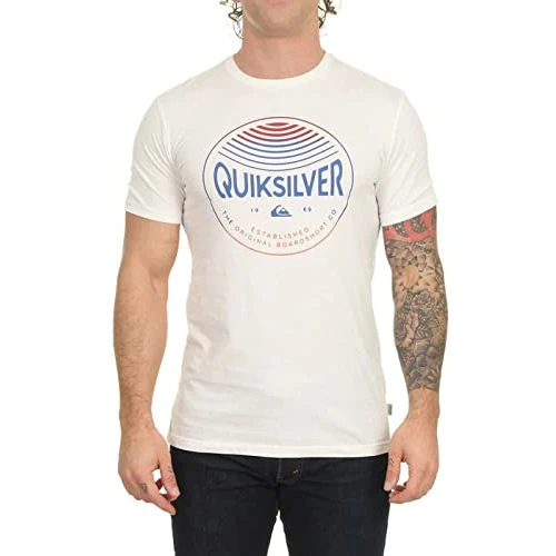 Limited-time offer: QUIKSILVER - Colors in Stereo T-Shirt for Men Snow White, l from 10.05 £ to 9.93 £ (save 1.19%)