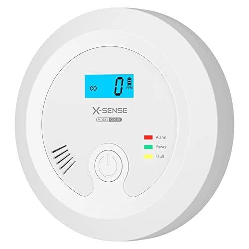 Offerta a tempo: X-Sense rilevatore di Monossido di carbonio con Batteria Sostituibile, allarme con schermo LCD, sensore concentrazione di CO con pulsante di test e LED di stato, EN 50291 conformi, CO03B - 16% da 31.99 € a 26.83 €
