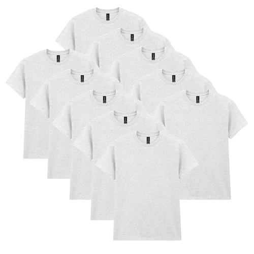 Zeitlich begrenztes Angebot: Gildan Unisex T-shirt aus Schwerer Baumwolle Mehrfarbig ,Stil G5000 T-Shirt, Ash Grey, S von 37.60 € auf 37.60 € (0.00% Rabatt)