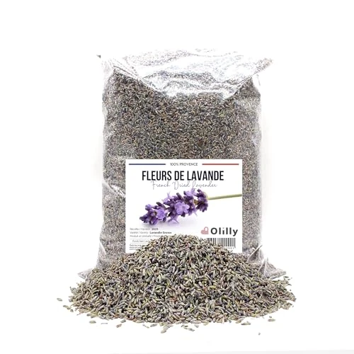 Oferta limitada: OLILLY - 1000 Gramos - Cosecha 2025 - Flores de Lavanda secas de Provenza (Lavandin Grosso, 1000 Gramos) de 28.99 € a 28.99 € (ahorro 0.00%)