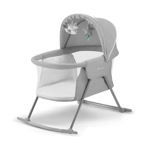 Offre limitee: kk Kinderkraft Berceau Bébé Lovi, 3en1, Lit de Voyage, 0 à 9 kg, Gris, 1 Unité de 69.00 EUR a 59.00 EUR (economie 14%)