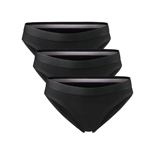 Offre limitee: DANISH ENDURANCE Culottes en Coton Bio, Ultra Douces et Confortables, Femme, Lot de 3 ou 6, Noir (X3), 2XL de 21.95 EUR a 21.95 EUR (economie 0%)