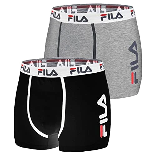 Tijdelijke aanbieding: Fila Herenboxershorts, katoen, ondergoed, duurzaam, ultrazacht, 2 stuks, Ng, XL van 15.90 EUR naar 15.90 EUR (korting 0%)