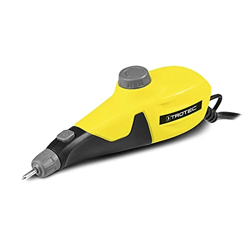 TROTEC PEGS 10-230V Grawerka do metalu, ceramiki, szkła, biżuterii, drewna lub skóry z 4 szablonami do grawerowania