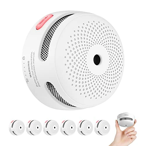 Oferta limitada: X-Sense Mini Detector de Humo, Alarma de Humo con Alarma de Incendio y Batería de 10 Años, Indicador LED y Botón de Silencio, Cumple con la Norma EN14604, XS01, 6 Piezas de 79.99 EUR a 67.99 EUR (ahorro 15%)