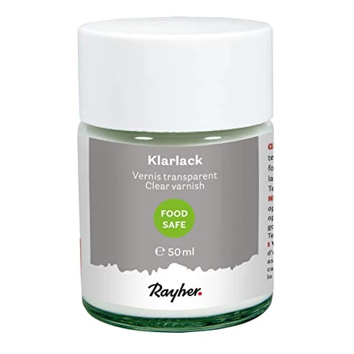 Offerta a tempo: Rayher 35031000 Vernice Fissativa Trasparente, A Uso Alimentare, Barattolo 50 ml, Finitura Satinata, A Base D’Acqua Per Progetti Creativi E Fai-Da-Te - 41% da 13.99 € a 8.28 €