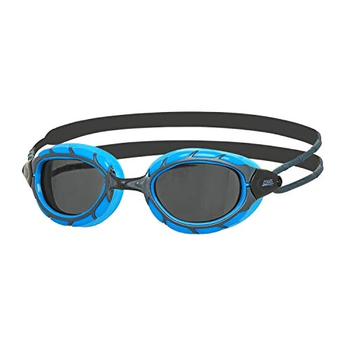 Zeitlich begrenztes Angebot: Zoggs Predator Schwimmbrille Erwachsene, Herren und Damen – UV-Schutz, Antibeschlag, Bequemer Sitz & Einfach Verstellbare Zugbänder Rauchglas, Blau/Schwarz, Klein von 29.90 € auf 20.99 € (30% Rabatt)