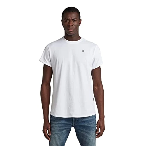 Offerta a tempo: G-STAR Lash Jersey T-shirt Uomo, Bianco (White D16396-B353-110), XL - 56% da 29.95 € a 13.19 €