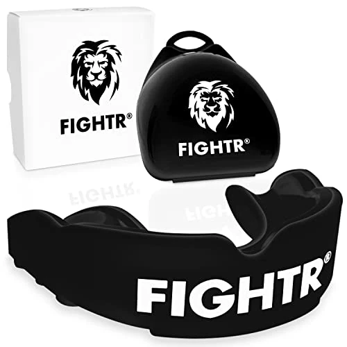 Offre limitée : FIGHTR® Protège-Dents - pour Une Respiration idéale et Facile à Ajuster | Protège-Dents Sport pour la Boxe, Le MMA, Le Muay Thai, Le Hockey et Les Arts Martiaux | Boîte d'hygiène Incluse de 15.90 € à 15.90 € (0.00% de remise)