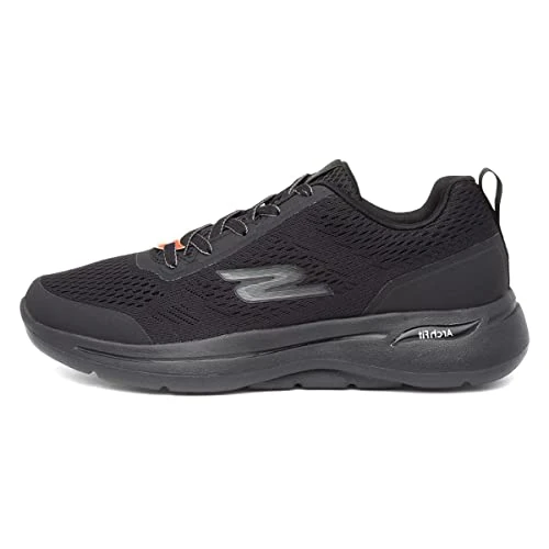 Limited-time offer: Skechers Men's Go Walk Arch Fit Idyllic Sneaker,Black Textile/Synthetic/Trim,6 UK from 90.18 £ to 46.53 £ (save 48.4%)